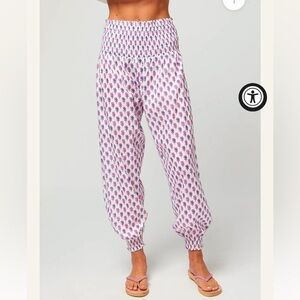 NWOT Harlem Trousers ASPIGA pants 100% organic cotton